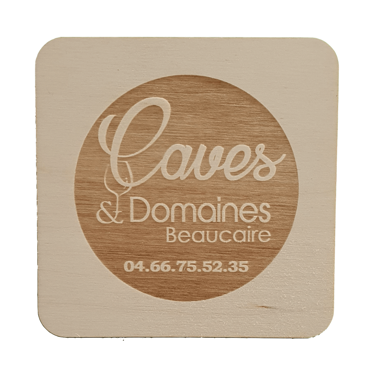 Gravure au laser sur bois